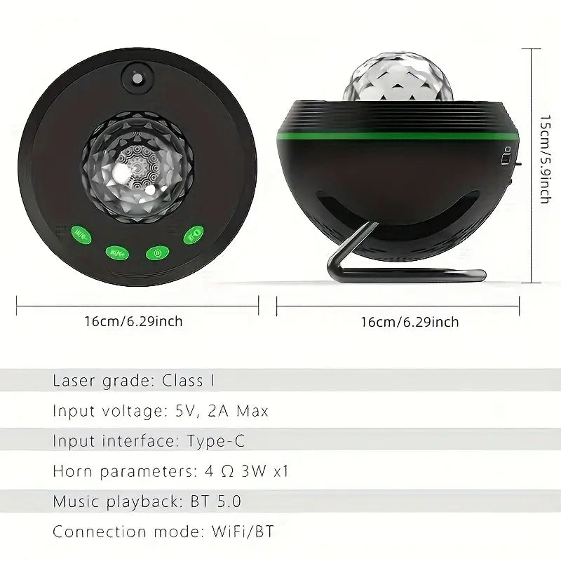 Star Projector Galaxy with Remote Control