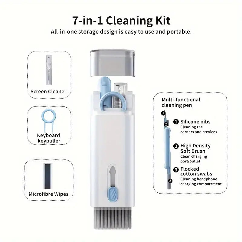 7 in 1 Multi-Function Laptop/Keyboard Cleaning Brush