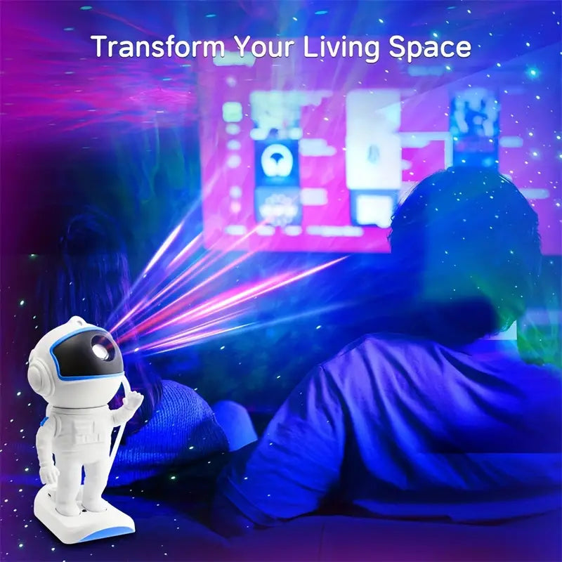 Skateboard Astronaut Galaxy Projector with Remote Control 🌌🛹