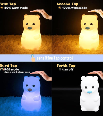 Cute Panda Night Light