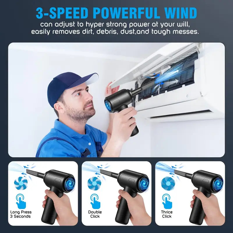 Portable Air Duster Wireless Vacuum Cleaner