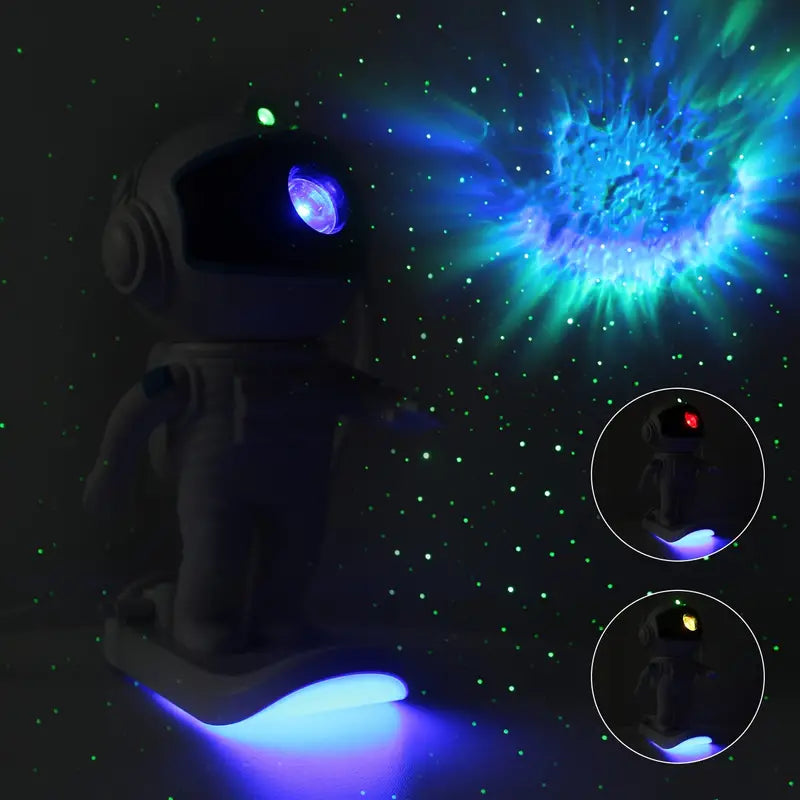 Skateboard Astronaut Galaxy Projector with Remote Control 🌌🛹