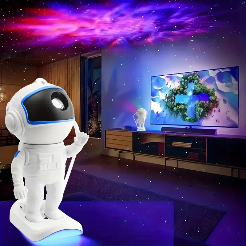 Skateboard Astronaut Galaxy Projector with Remote Control 🌌🛹