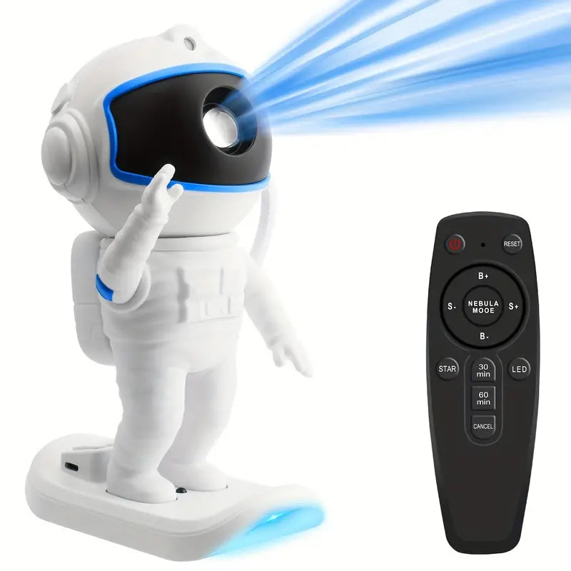 Skateboard Astronaut Galaxy Projector with Remote Control 🌌🛹